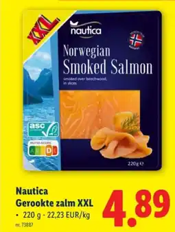 Lidl Nautica Gerookte zalm XXL aanbieding