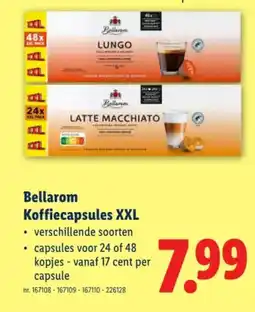 Lidl Bellarom Koffiecapsules XXL aanbieding