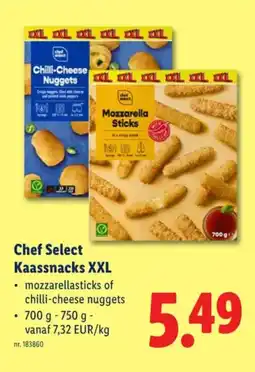 Lidl Chef Select Kaassnacks XXL aanbieding