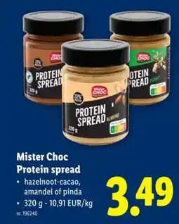 Lidl Mister Choc Protein spread aanbieding