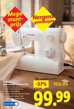 Lidl Singer Naaimachine Tradition 2282 aanbieding