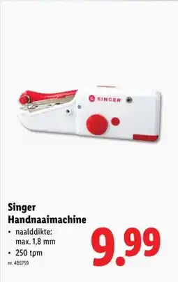 Lidl Singer Handnaaimachine aanbieding