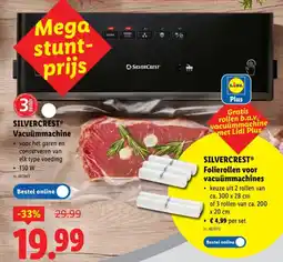 Lidl Silvercrest folierollen voor vacuümmachines aanbieding