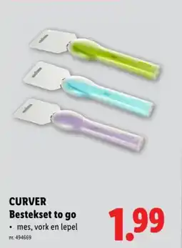 Lidl Curver bestekset to go aanbieding