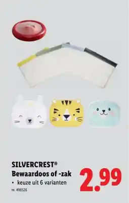 Lidl Silvercrest bewaardoos of zak aanbieding