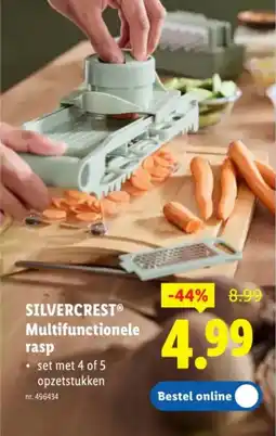 Lidl Silvercrest multifunctionele rasp aanbieding