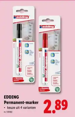 Lidl Edding permanent marker aanbieding