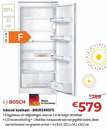 Exellent Bosch Inbouw koelkast - BIKIR24NSF0 aanbieding