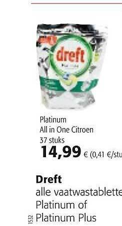 Colruyt Dreft Vaatwastabletten aanbieding