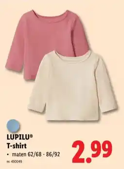 Lidl LUPILU T-shirt aanbieding
