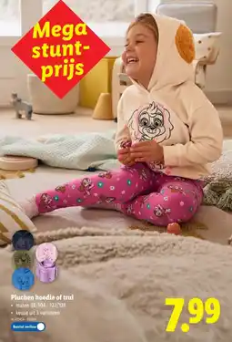 Lidl Pluchen hoodie of trui aanbieding