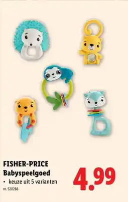 Lidl Fisher-price babyspeelgoed aanbieding