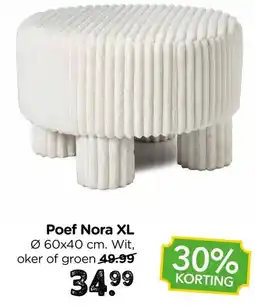 Xenos Poef Nora XL aanbieding