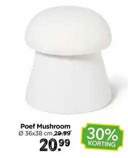 Xenos Poef Mushroom aanbieding