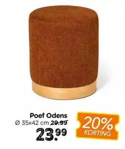 Xenos Poef Odens aanbieding
