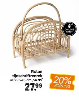 Xenos Rotan tijdschriftrenrek aanbieding