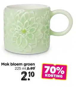 Xenos Mok bloem groen aanbieding