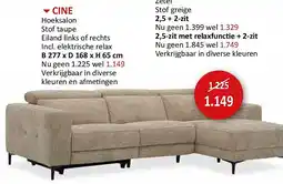 Weba CINE aanbieding