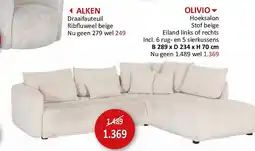 Weba OLIVIO aanbieding