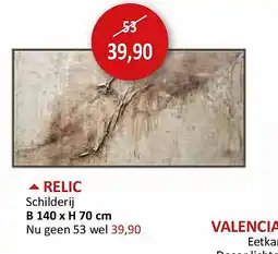 Weba RELIC aanbieding