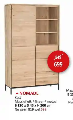 Weba NOMADE aanbieding