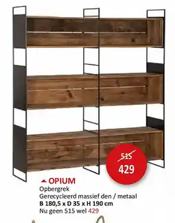 Weba OPIUM aanbieding