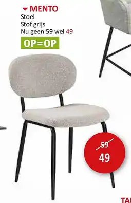 Weba MENTO aanbieding