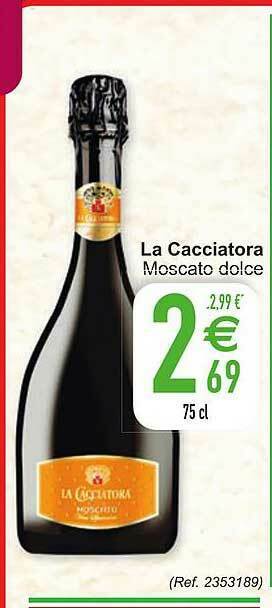 Cora La Cacciatora Moscato Dolce aanbieding