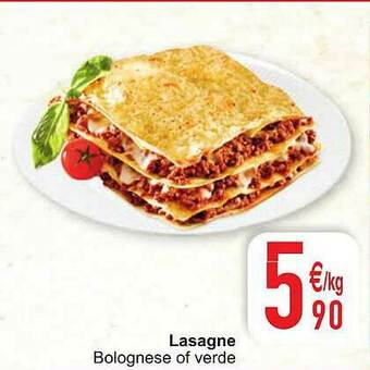 Cora Lasagne Bolognese Of Verde aanbieding