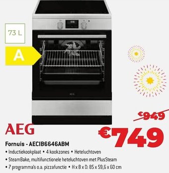 Exellent AEG Fornuis - AECIB6646ABM aanbieding