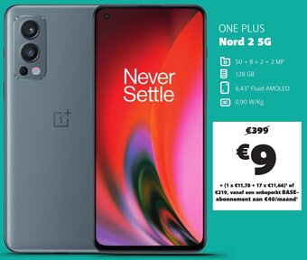 Base One Plus Nord 2 5G aanbieding