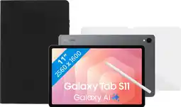 Coolblue Samsung Galaxy Tab S11 11 inch 512GB Wifi Grijs + Beschermpakket aanbieding