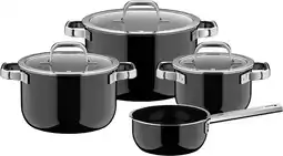 Coolblue WMF Fusiontec Mineral Pro Pannenset 4-delig Zwart aanbieding