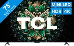 Coolblue TCL 75 QD Mini-led C61K 4K (2025) aanbieding