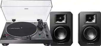 Coolblue Audio Technica AT-LP120XBT + Audio-Technica ATH-SP3X Noir aanbieding