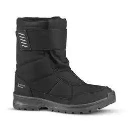 Decathlon Warme waterdichte snowboots voor wandelen SH100 klittenband kinderen maat 24-38 aanbieding