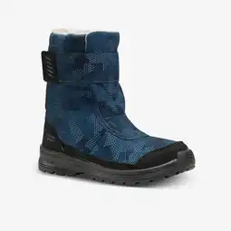 Decathlon Warme waterdichte kinder snowboots voor wandelen SH100 klittenband maat 24-38 aanbieding