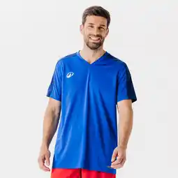 Decathlon Voetbalshirt met korte mouwen voor volwassenen Essential Club blauw aanbieding