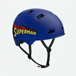 Decathlon Helm voor inlineskaten skateboarden steppen MF500 Superman aanbieding