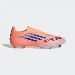 Decathlon Veterloze voetbalschoenen voor volwassenen F50 League Laceless FG/MG oranje aanbieding
