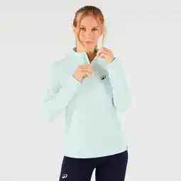 Decathlon Thermo tennisshirt met lange mouwen dames lichtgroen aanbieding