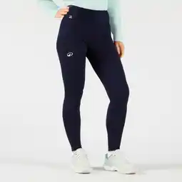 Decathlon Tennislegging voor dames Dry HIP BALL blauw met print aanbieding