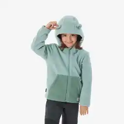 Decathlon Fleecejas voor kinderen van 2-6 jaar Sherpa NH500 groen aanbieding