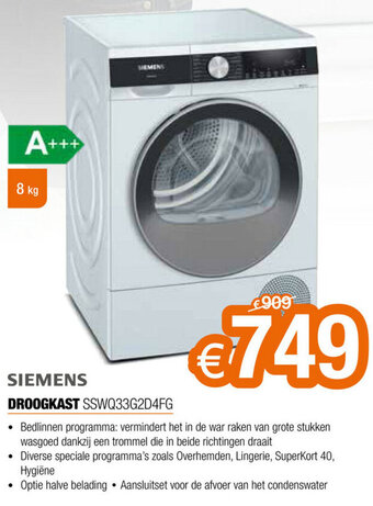 Siemens Droogkast