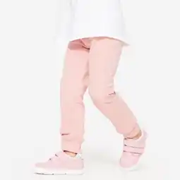 Decathlon Basic joggingbroek voor kinderen regular roze aanbieding