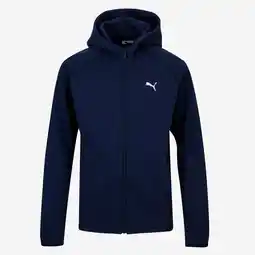 Decathlon Hoodie met rits voor kinderen Active marineblauw aanbieding