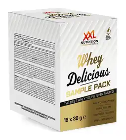 Decathlon Whey Delicious - 80% Eiwit, Proteïne Poeder - Sample Pack (18x30 gram) aanbieding