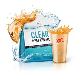 Decathlon Clear Whey Isolate - 84% Eiwit, Proteïne Limonade - Sinaasappel - 500 gram aanbieding