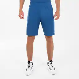 Decathlon Basketbalshort heren/dames SH100 blauw aanbieding