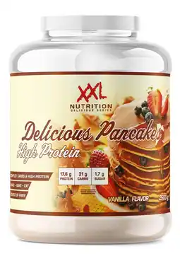 Decathlon Delicious Protein Pancakes - 18g Eiwit, Eiwit Pannenkoeken - Vanille - 2500 gram aanbieding